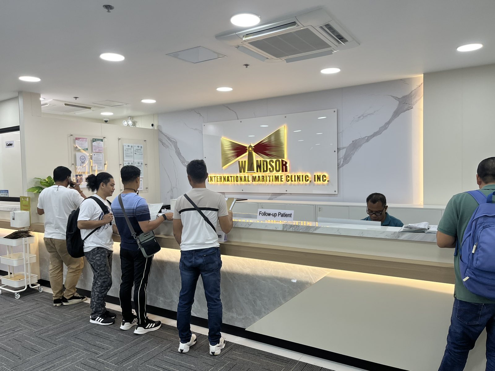 Clinic reception